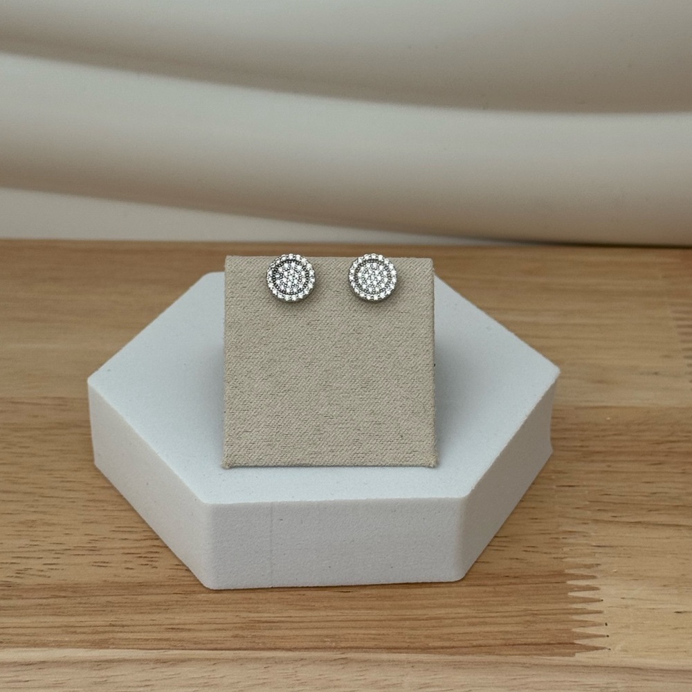 Elegant Silver Stud Earrings